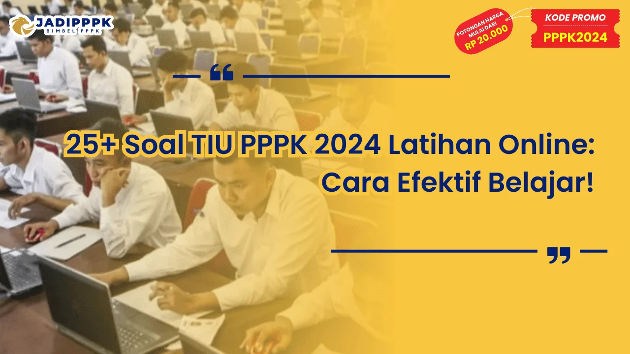 Soal TIU PPPK 2024 Latihan Online