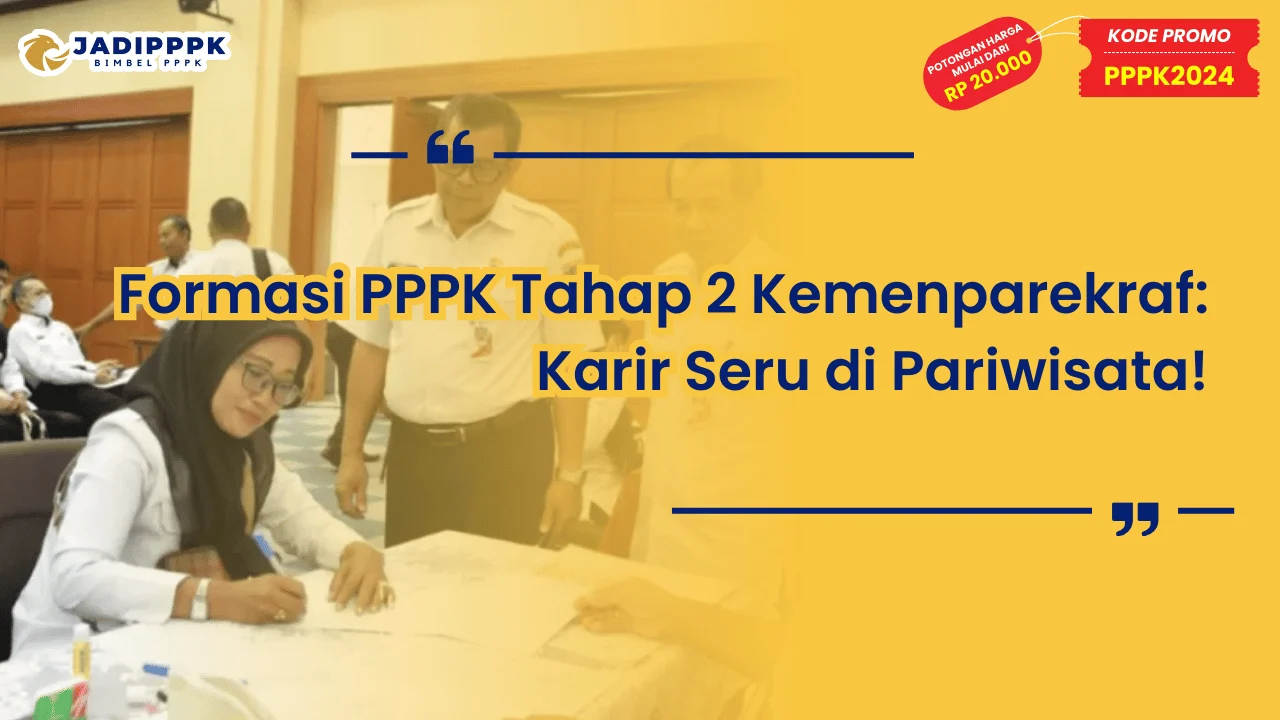 Formasi PPPK Tahap 2 Kemenparekraf
