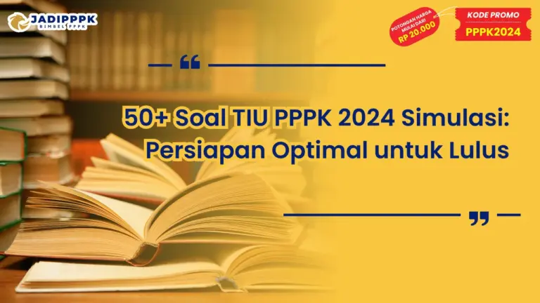 Soal TIU PPPK 2024 Simulasi