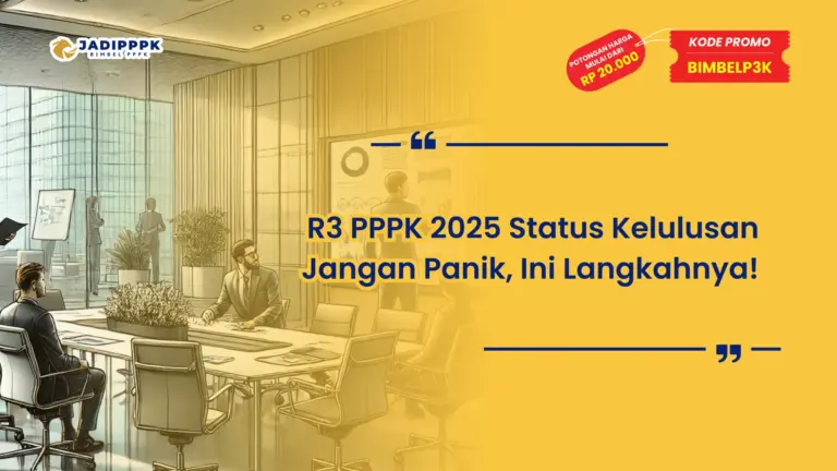 R3 PPPK 2025 Status Kelulusan