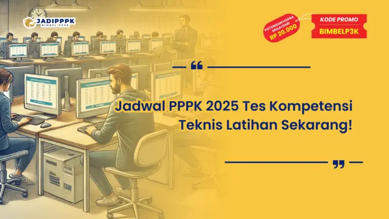 Jadwal PPPK 2025 Tes Kompetensi Teknis