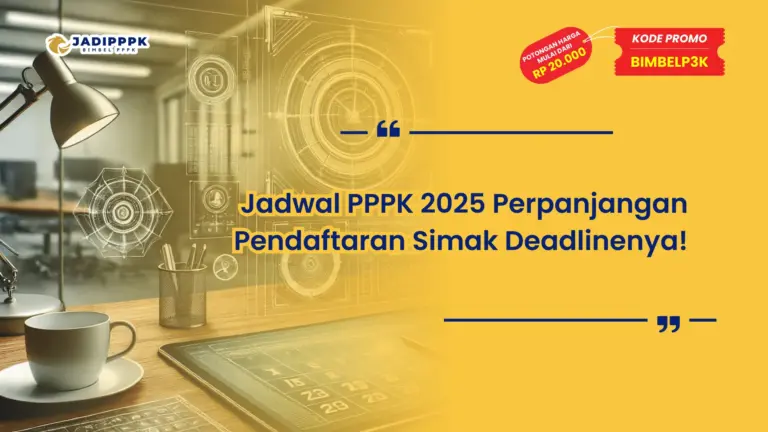 Jadwal PPPK 2025 Perpanjangan Pendaftaran