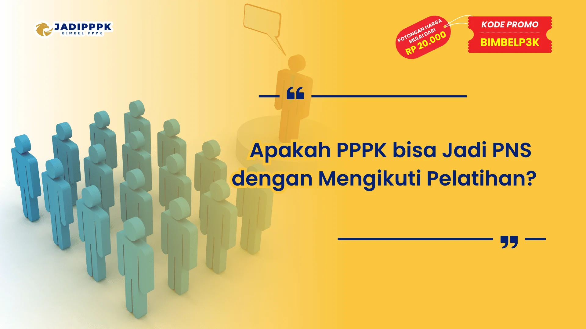 Apakah PPPK bisa Jadi PNS dengan Mengikuti Pelatihan?