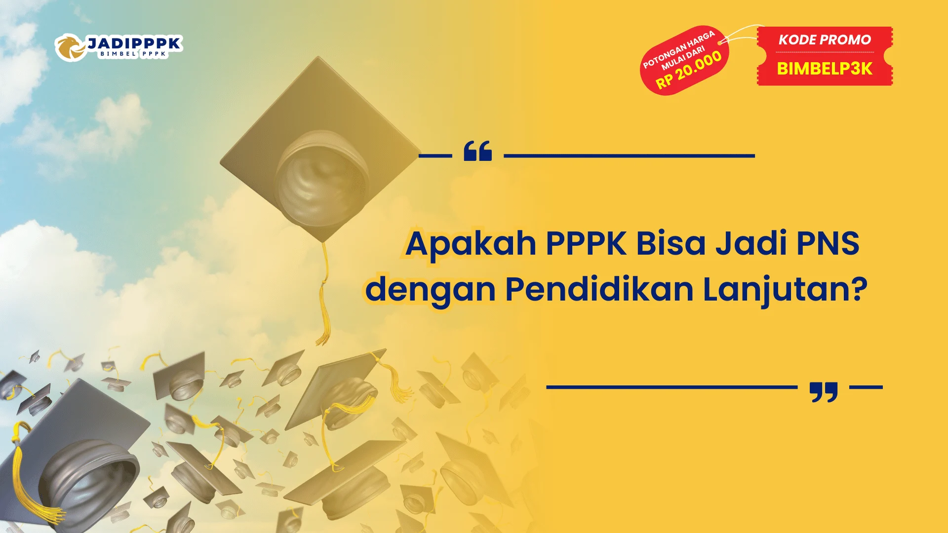 Apakah PPPK Bisa Jadi PNS dengan Pendidikan Lanjutan?