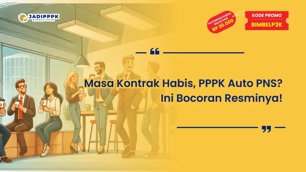 Masa Kontrak Habis, PPPK Auto PNS