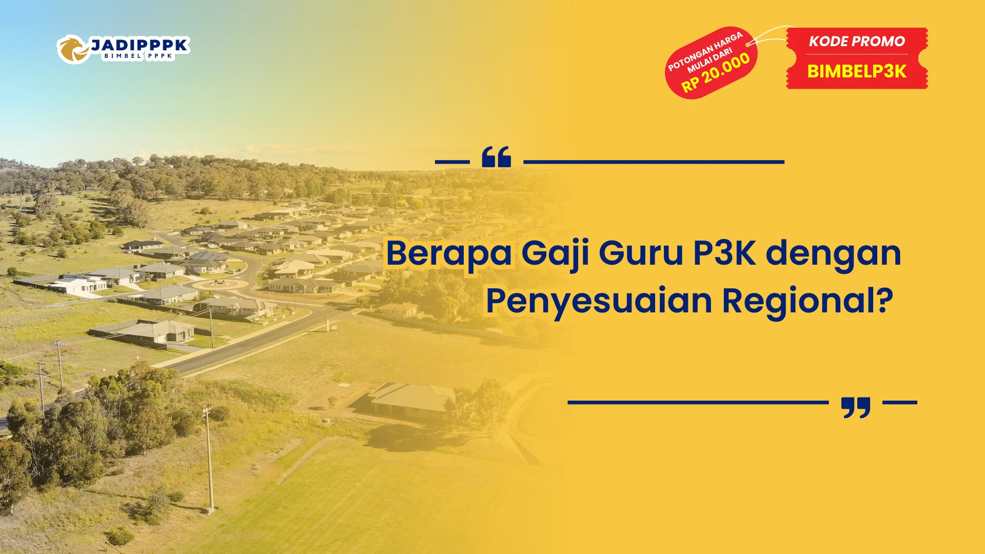 Berapa Gaji Guru P3K dengan Penyesuaian Regional