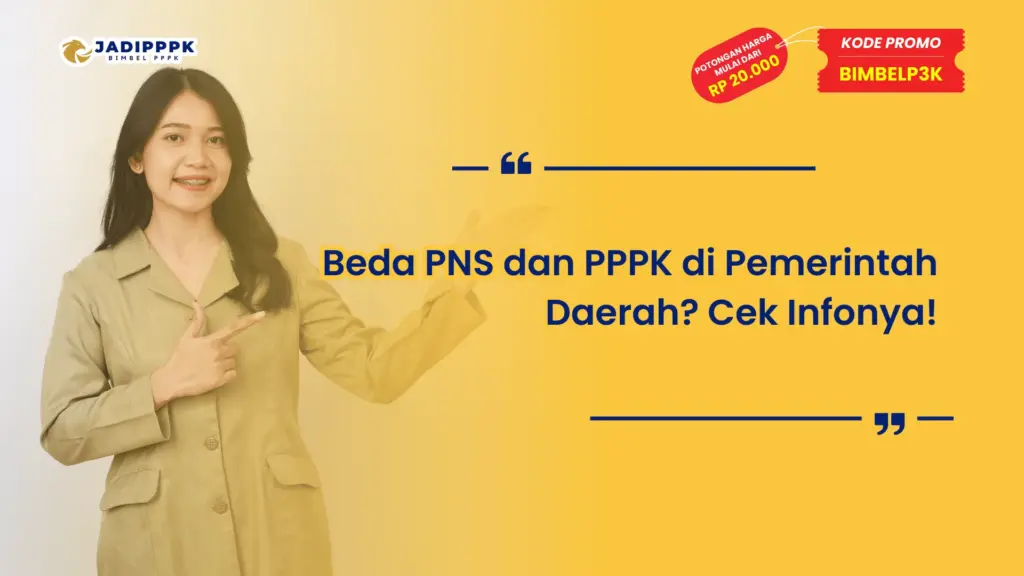 Beda PNS dan PPPK di Pemerintah Daerah