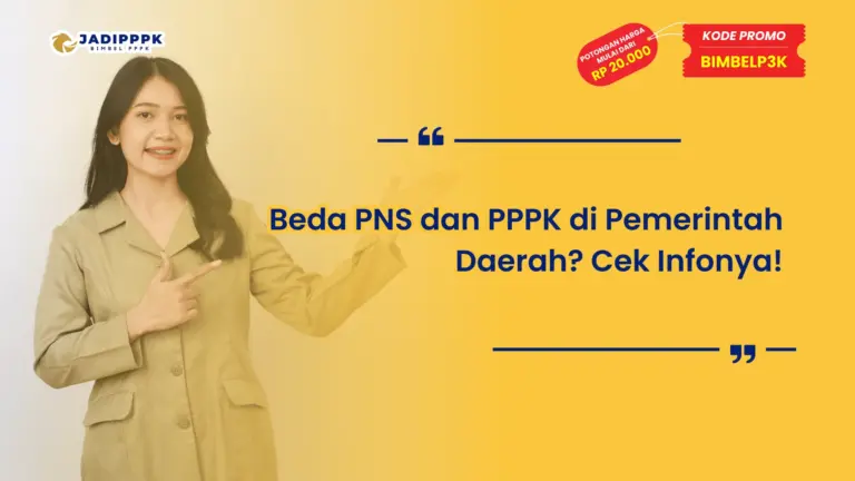 Beda PNS dan PPPK di Pemerintah Daerah