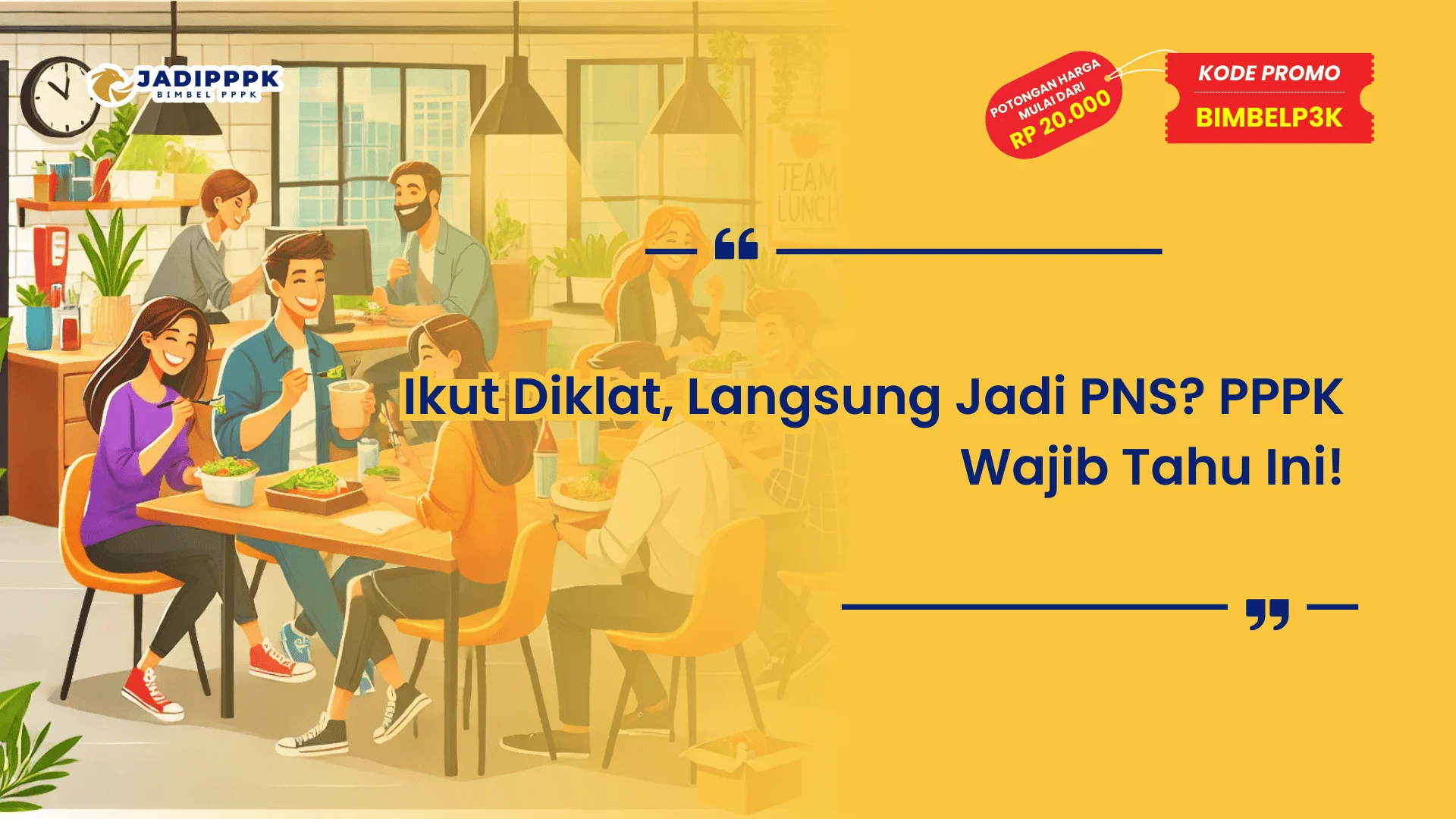 Ikut Diklat, Langsung Jadi PNS