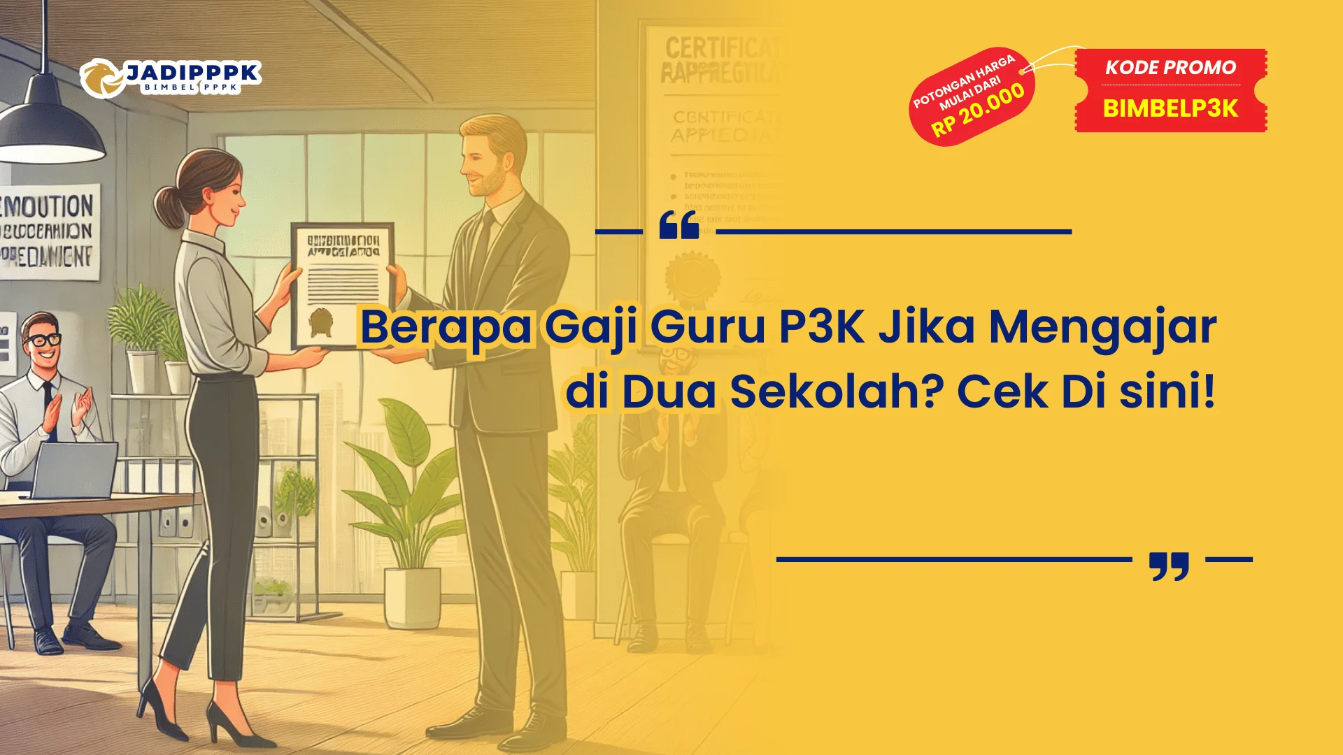 Berapa Gaji Guru P3K Jika Mengajar di Dua Sekolah