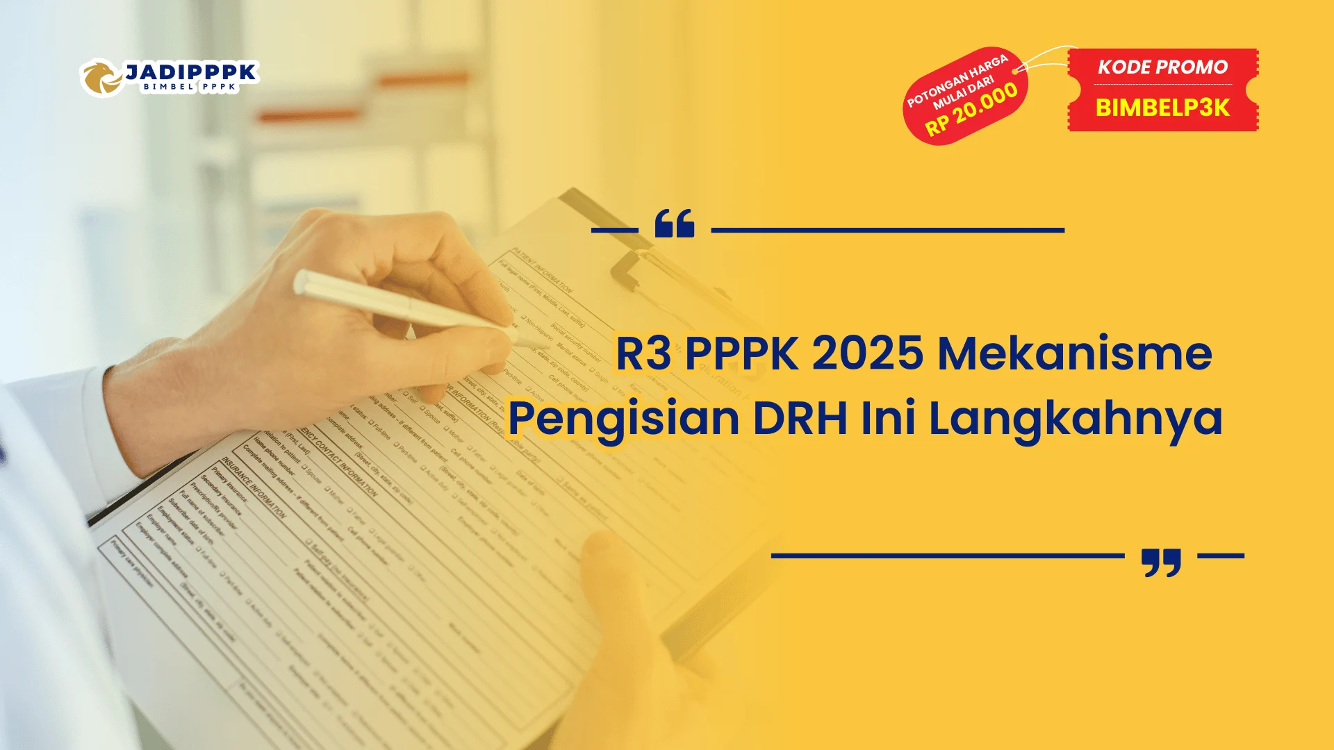 R3 PPPK 2025 Mekanisme Pengisian DRH