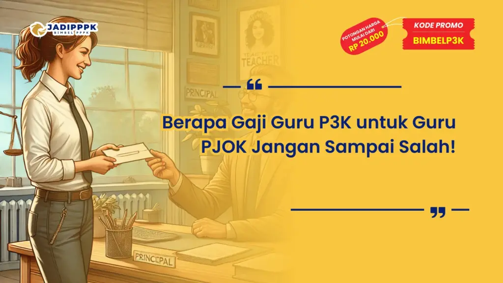 Berapa Gaji Guru P3K untuk Guru PJOK