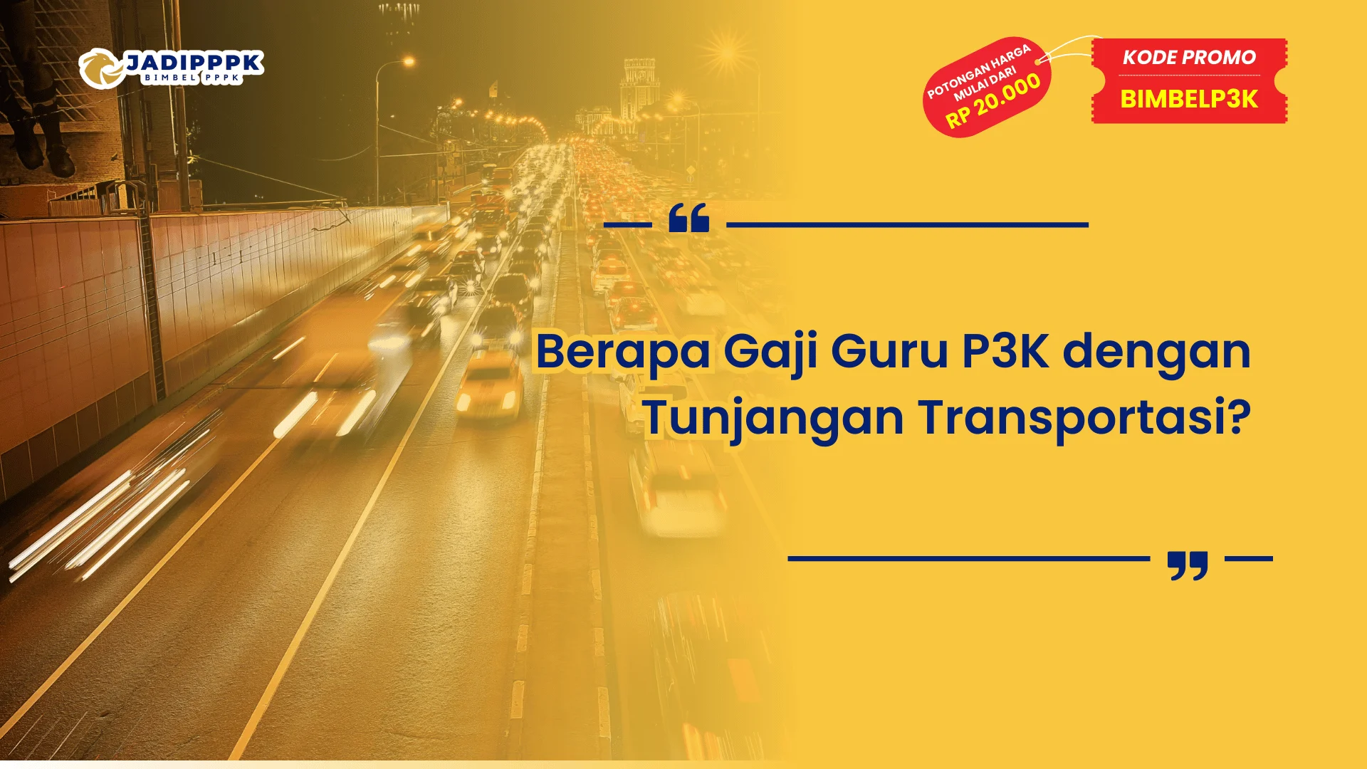 Berapa Gaji Guru P3K dengan Tunjangan Transportasi