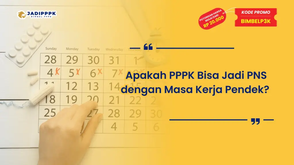 Apakah PPPK Bisa Jadi PNS dengan Masa Kerja Pendek?