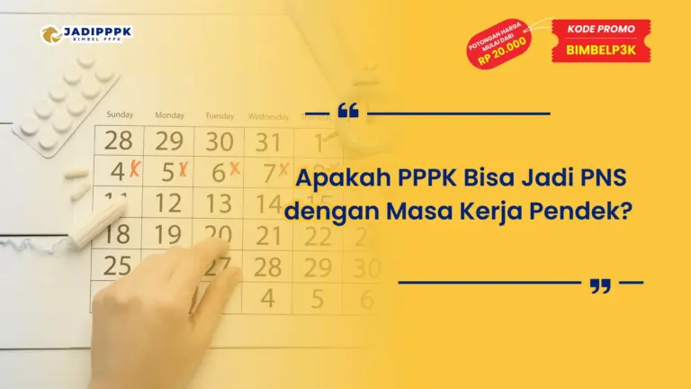 Apakah PPPK Bisa Jadi PNS dengan Masa Kerja Pendek?