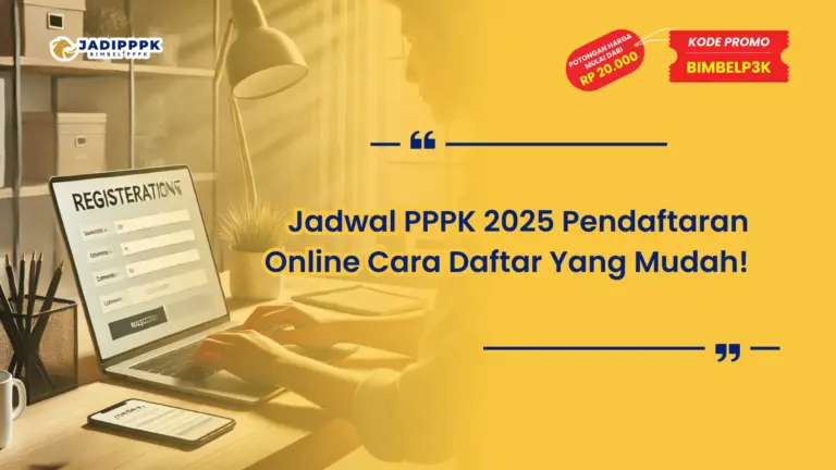 Jadwal PPPK 2025 Pendaftaran Online