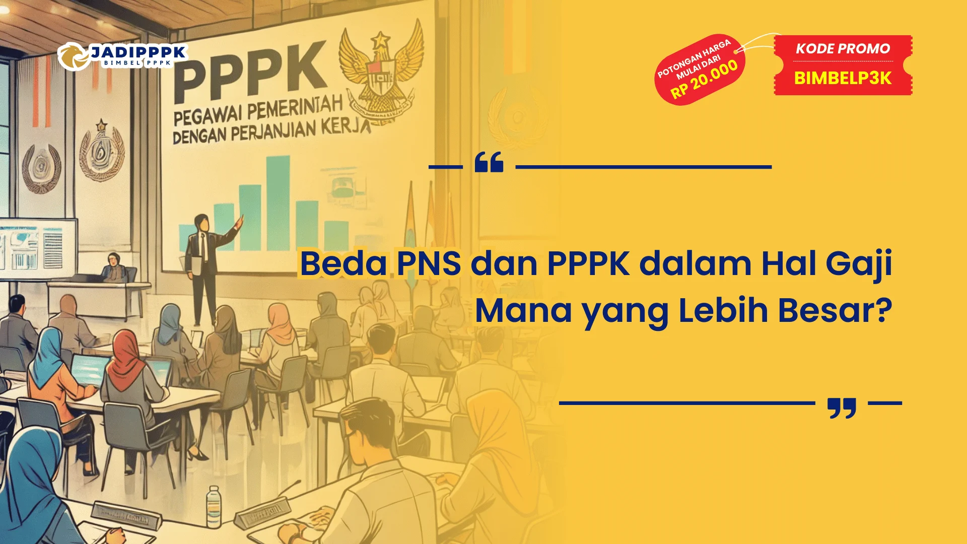 Beda PNS dan PPPK dalam Hal Gaji