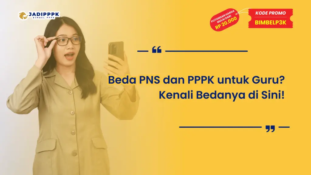 Beda PNS dan PPPK untuk Guru?
