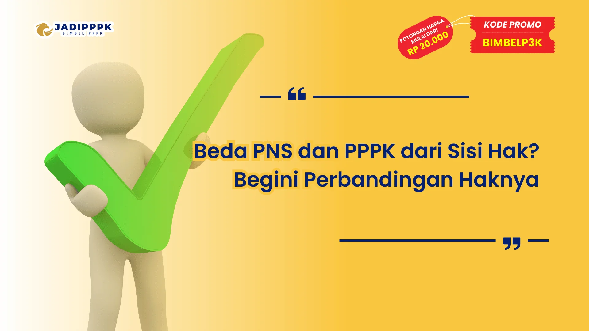 Beda PNS dan PPPK dari Sisi Hak