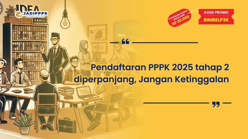 Pendaftaran PPPK 2025 tahap 2 diperpanjang