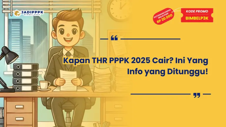 Kapan THR PPPK 2025 Cair