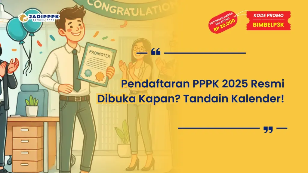 Pendaftaran PPPK 2025 Resmi Dibuka Kapan