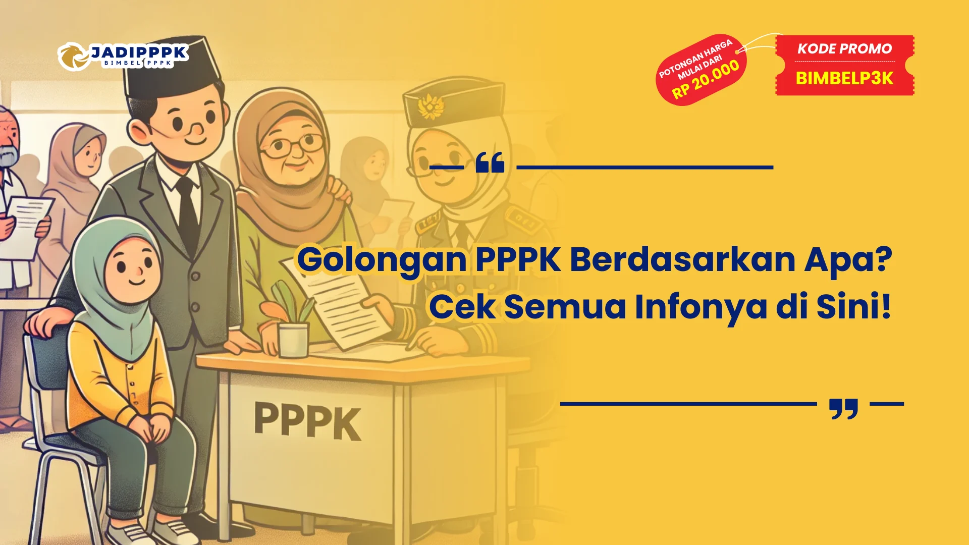 Golongan PPPK Berdasarkan Apa