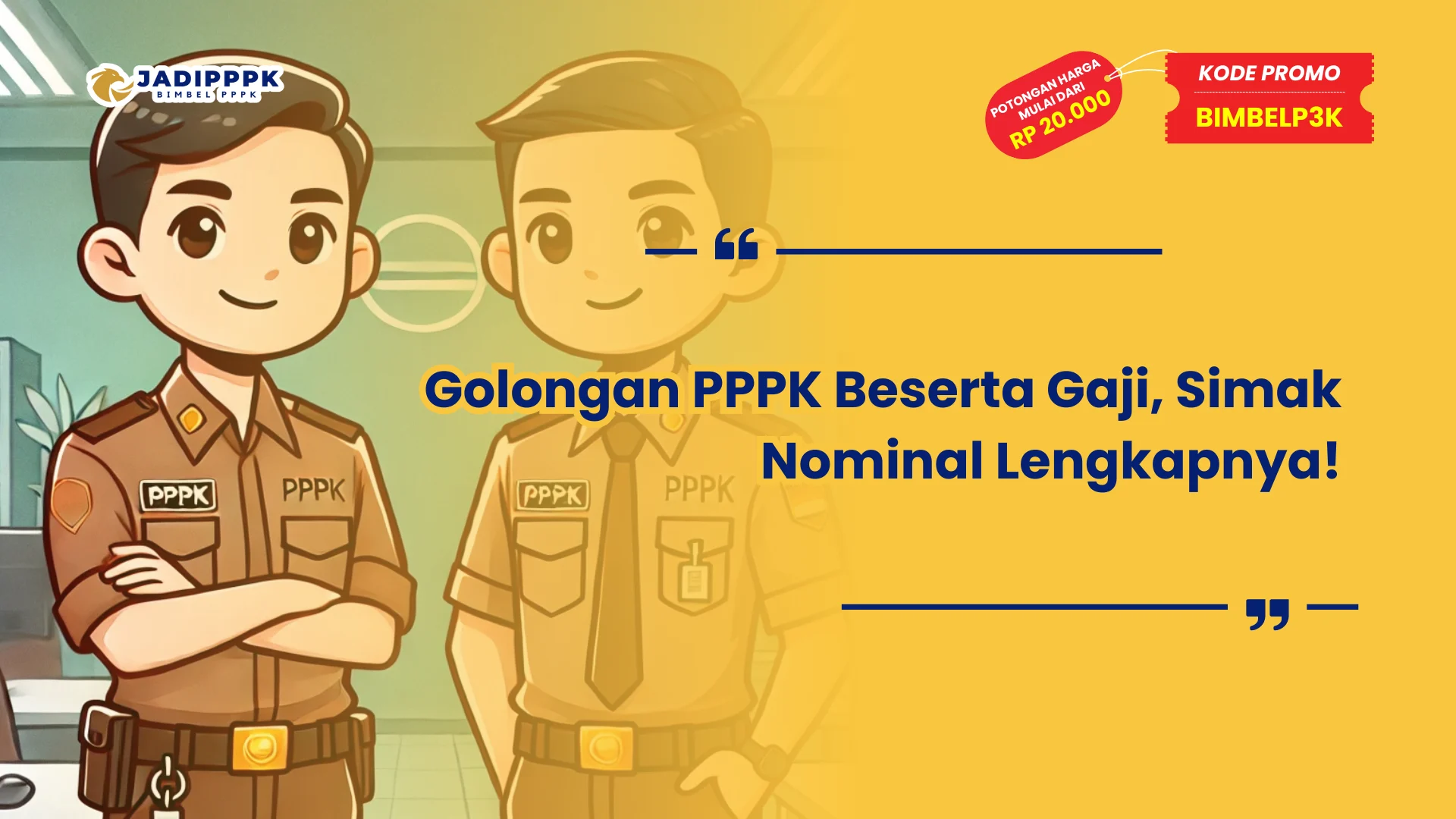 Golongan PPPK Beserta Gaji