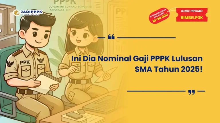 Gaji PPPK Lulusan SMA Tahun 2025