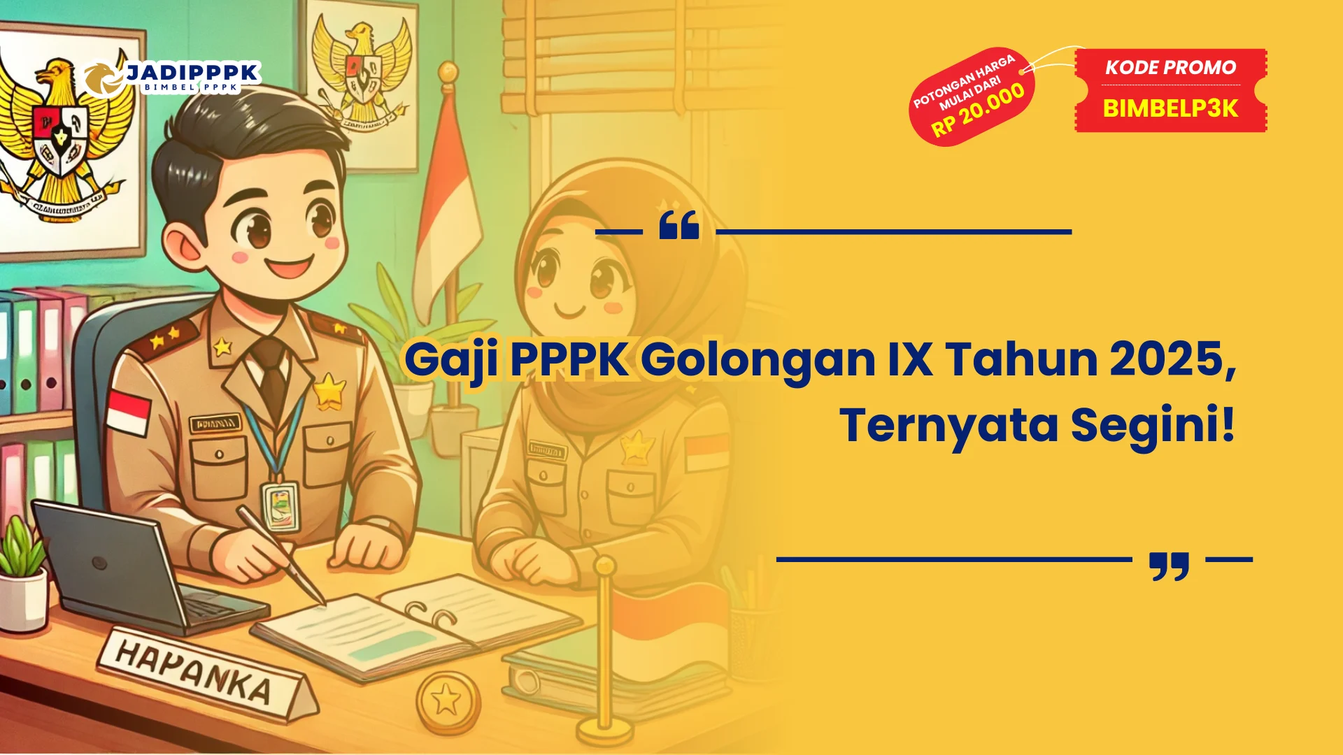 Gaji PPPK Golongan IX Tahun 2025
