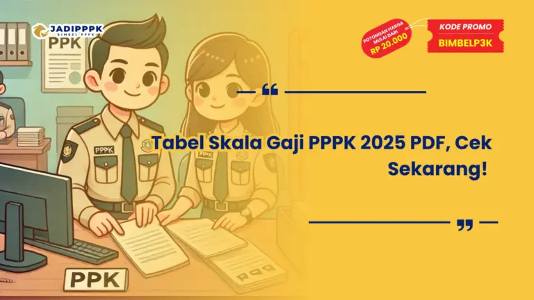 Tabel Skala Gaji PPPK 2025 PDF
