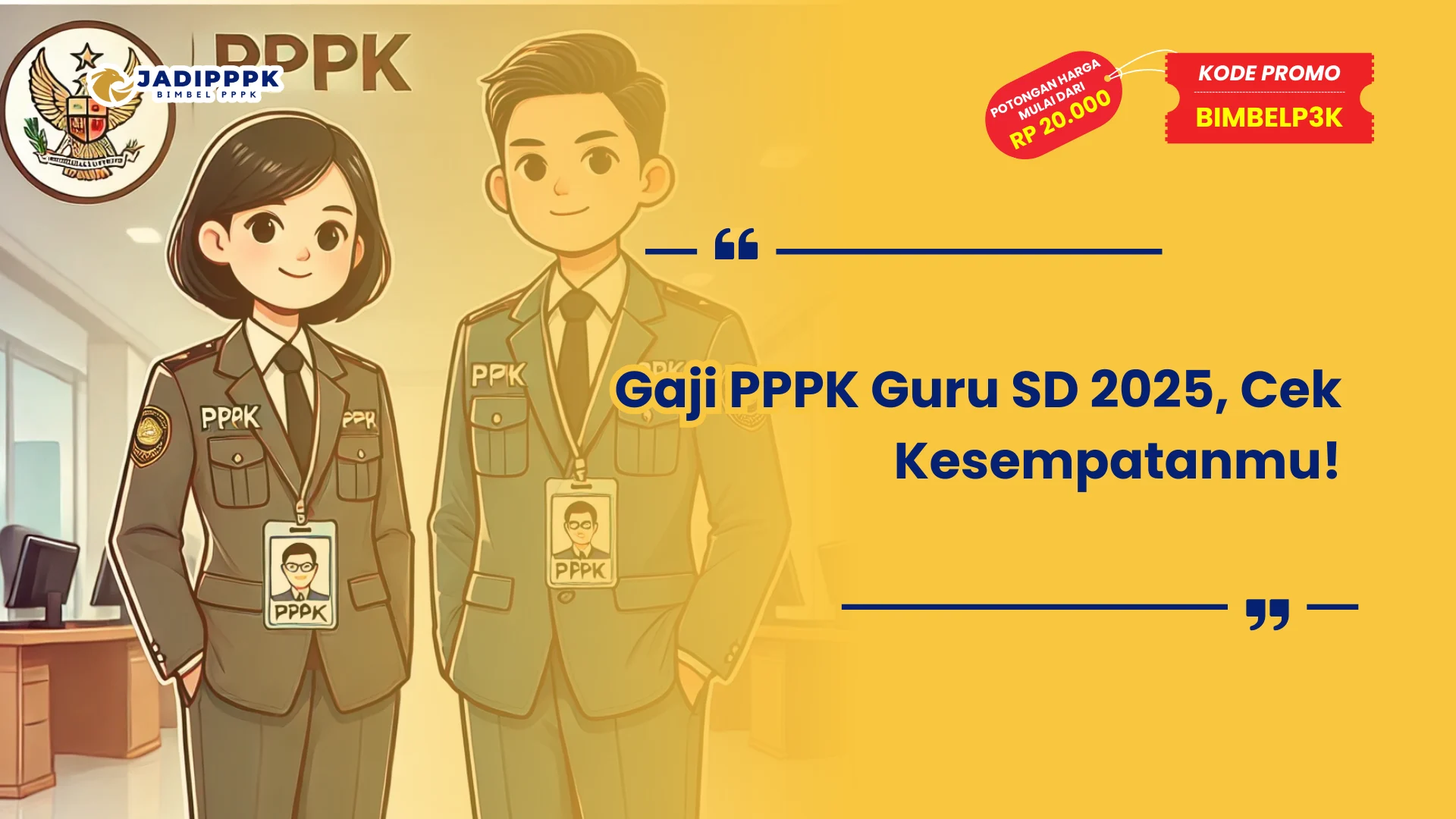 Gaji PPPK Guru SD 2025