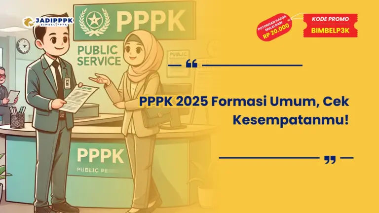 PPPK 2025 Formasi Umum