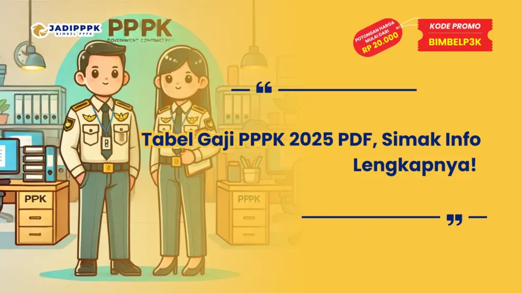 Tabel Gaji PPPK 2025 PDF
