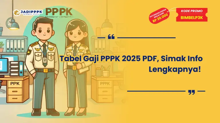 Tabel Gaji PPPK 2025 PDF