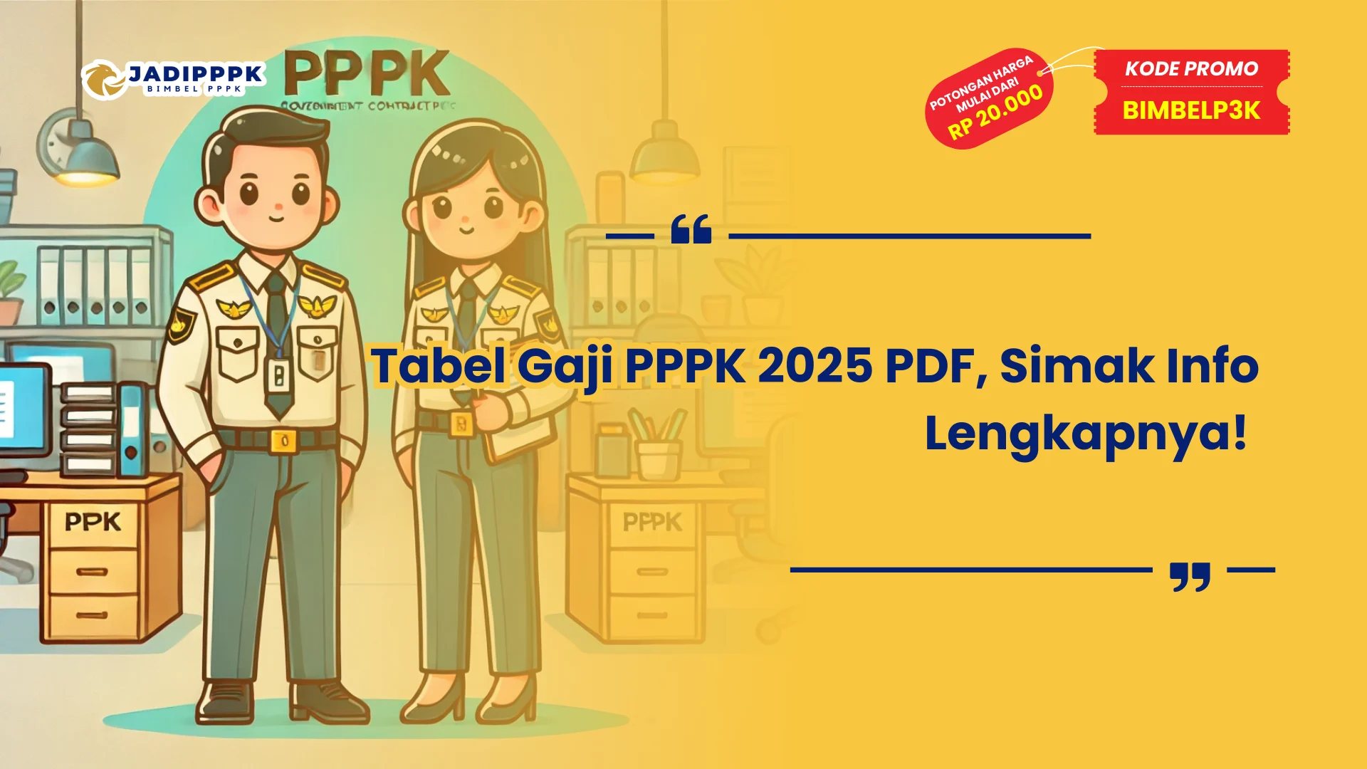 Tabel Gaji PPPK 2025 PDF