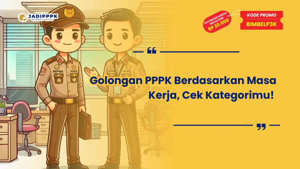 Golongan PPPK Berdasarkan Masa Kerja