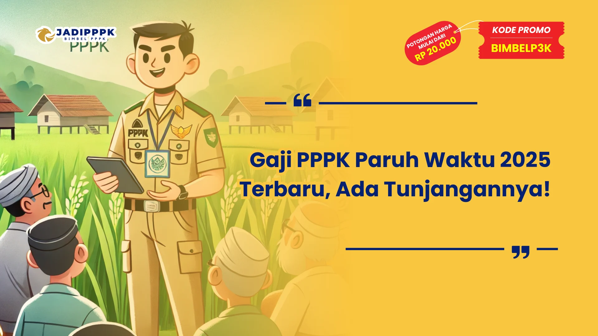 Gaji PPPK Paruh Waktu 2025 Terbaru