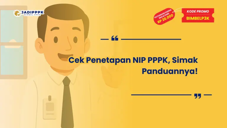 Cek Penetapan NIP PPPK
