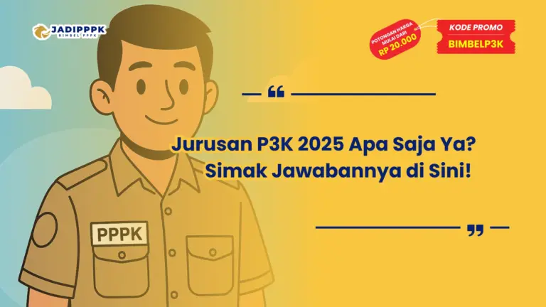 Jurusan P3K 2025