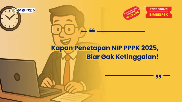 Kapan Penetapan NIP PPPK 2025