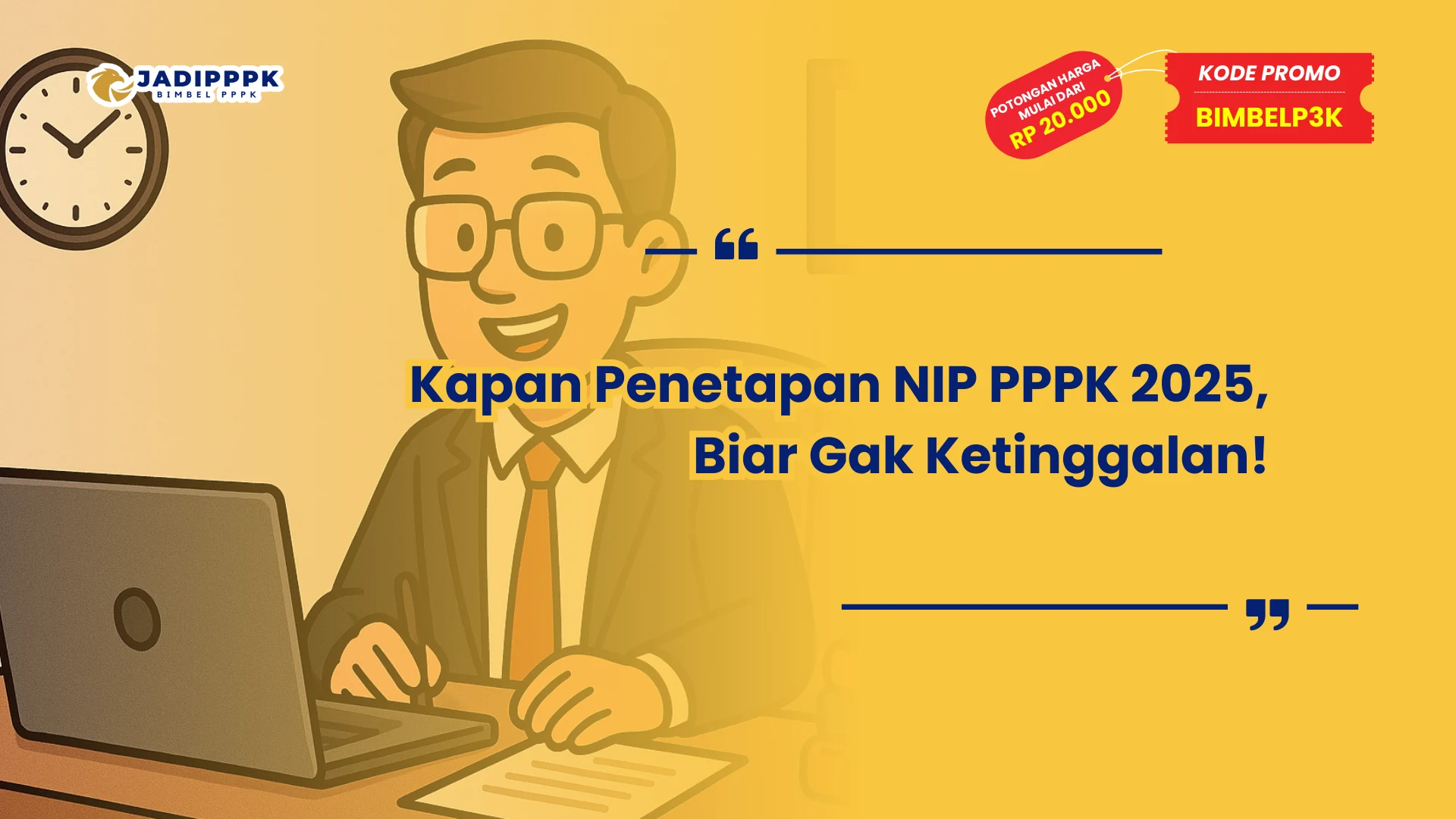 Kapan Penetapan NIP PPPK 2025