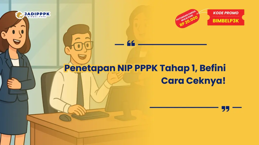 Penetapan NIP PPPK Tahap 1