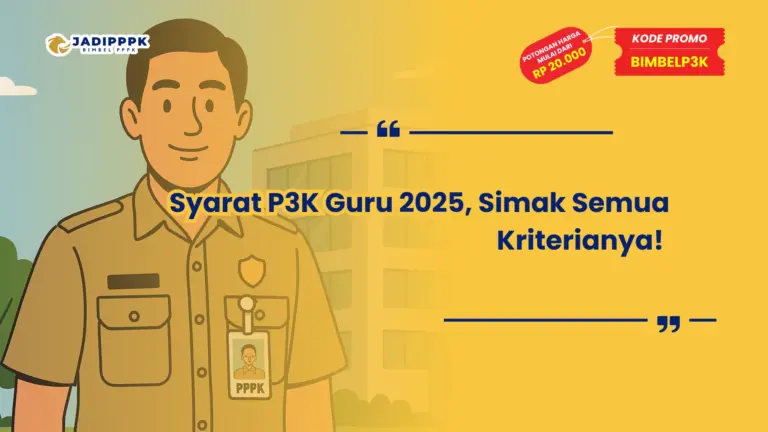 Syarat P3K Guru 2025