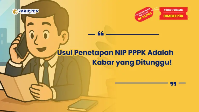 Usul Penetapan NIP PPPK Adalah