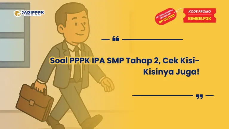 Soal PPPK IPA SMP Tahap 2