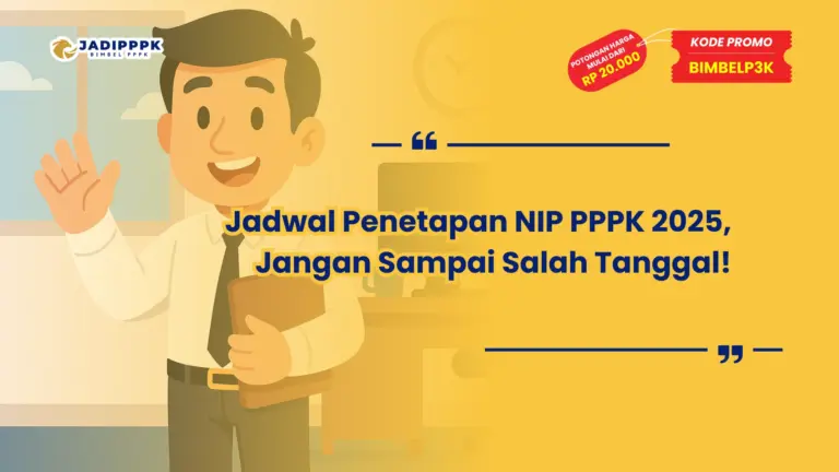 Jadwal Penetapan NIP PPPK 2025