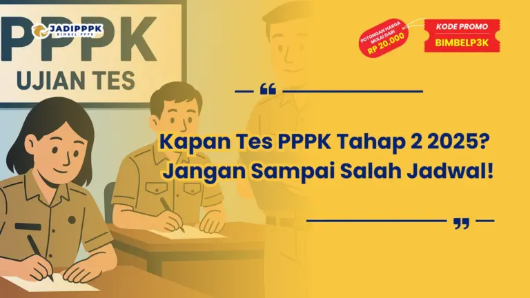Kapan Tes PPPK Tahap 2 2025