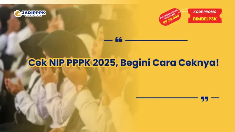 Cek NIP PPPK 2025