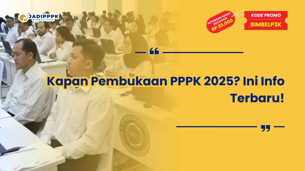 Kapan Pembukaan PPPK 2025